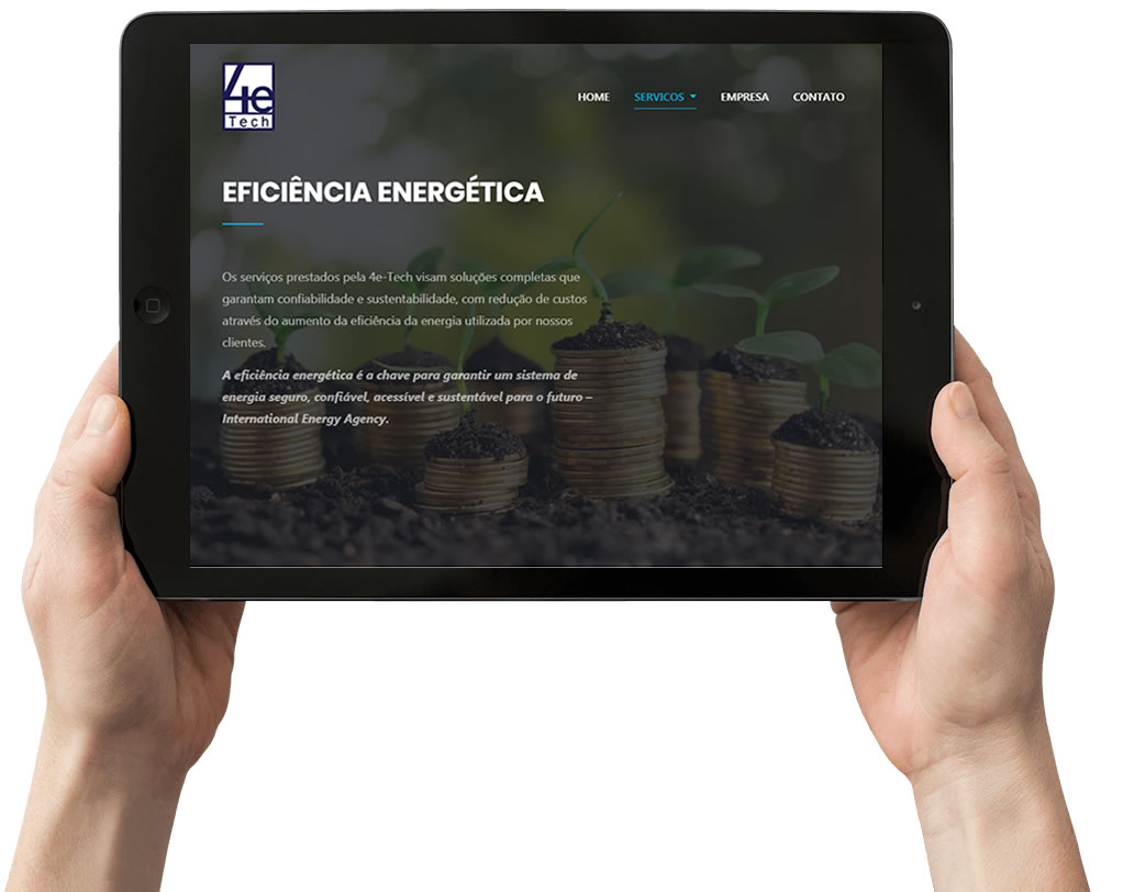 Imagem Criação de site 4etech