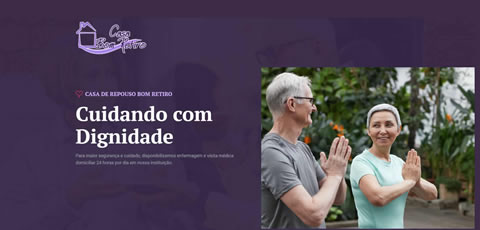 Imagem Criação Site Casa de Repouso