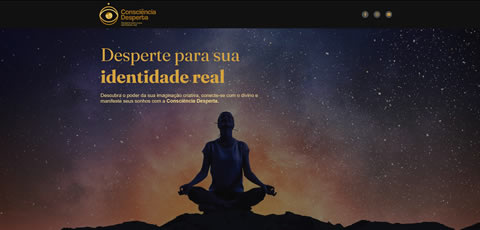 Landing page para coach com foco em identidade visual