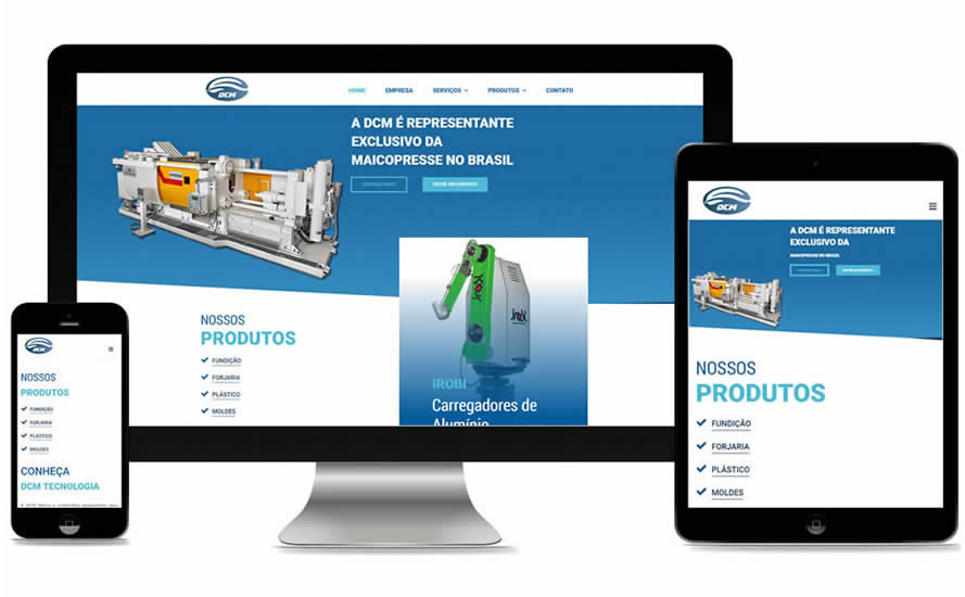 Imagem Criação WebSite DCM Tecnologia