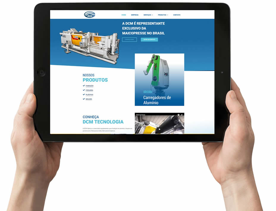 Imagem Criação WebSite DCM Tecnologia