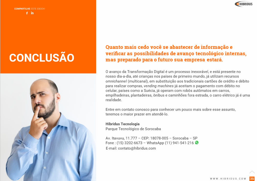 Fechamento de Apresentação Comercial e Contato