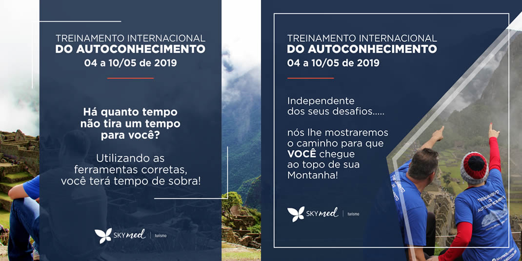 Criação de mídia social Skymed - Carolini Santos
