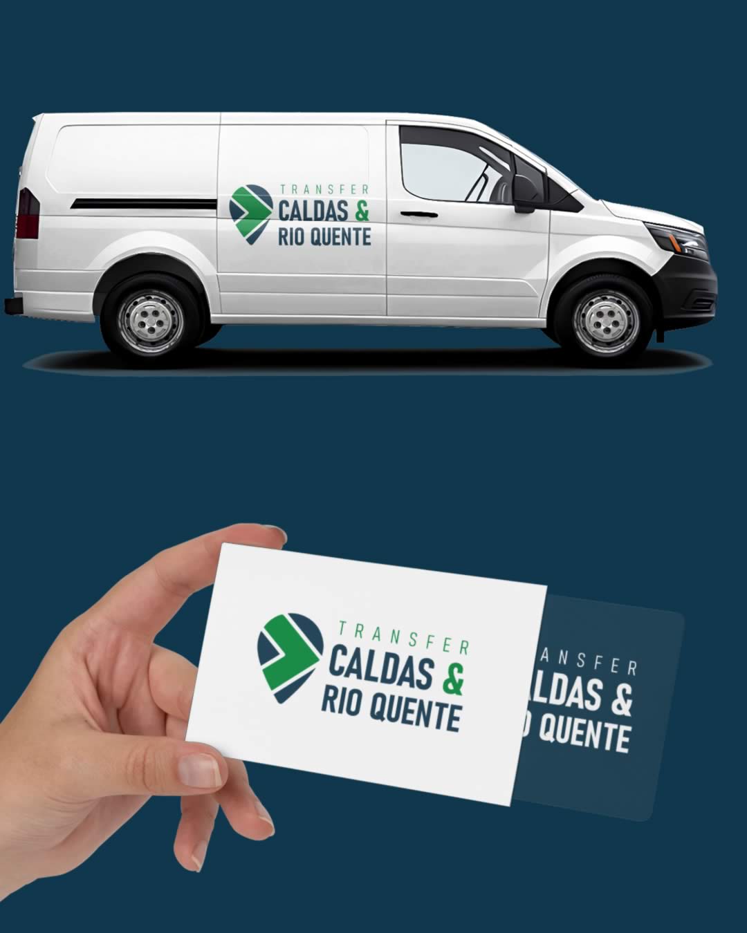 Identidade visual transporte executivo Rio Quente